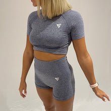 Load image into Gallery viewer, SEAMLESS SHORTS GYM SET IN GREY
